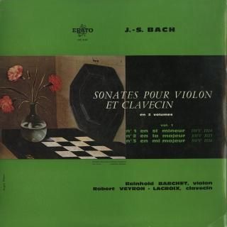 LP ラインホルト・バルヒェット(Vn), R. ヴェイロン=ラク / バッハ　ヴァイオリン・ソナタハ短調bwv.1024 　Bwv.1 SCM47 /00200 Amazon.co.jp: バッハ:ヴァイオリン・ソナタ集: ミュージック