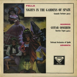 ロドリーゴ：アランフェス協奏曲，ファリャ：スペインの庭の夜