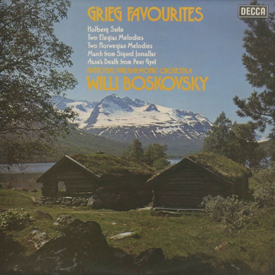 グリーグ：組曲「ホルベアの時代より」，2つの悲しい旋律，2つのノルウェーの旋律，他 - クラシックLPレコード専門店Silent Tone Record