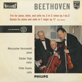 ベートーヴェン：ピアノトリオ3番Op.1−3，チェロ・ソナタOp.17