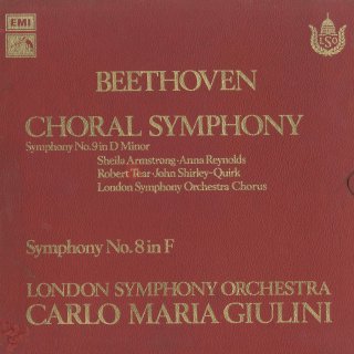 ベートーヴェン：交響曲9番Op.125「合唱」，8番Op.93