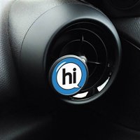 AUTOMOTIVE INTERIOR BADGE VENT CLIP hi BLUE