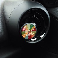 AUTOMOTIVE INTERIOR BADGE VENT CLIP MERRY CHRISTMAS