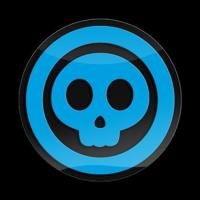 3D SKULL MARK 03 BLUE