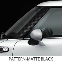 R55,56,57 A-PILLAR DECAL PATTERN BLACK