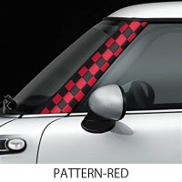 R55,56,57 A-PILLAR DECAL PATTERN RED