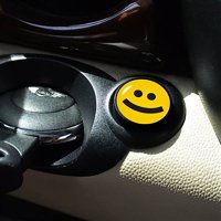 MINI COOPER ENGINE STARTER BUTTON FACE MARK