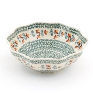 持ち手付き小鉢・ポーリッシュポタリー(ポーランド食器)