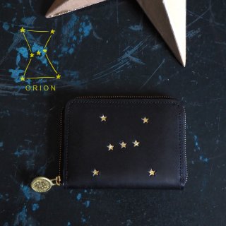 ラウンドファスナー コンパクト財布（ORION ブラック）