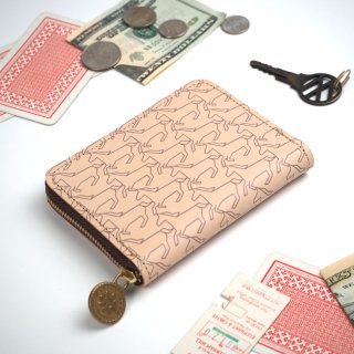 ラウンドファスナー コンパクト財布（ウマ） 