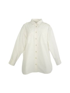ͽstitch design work shirt(white)