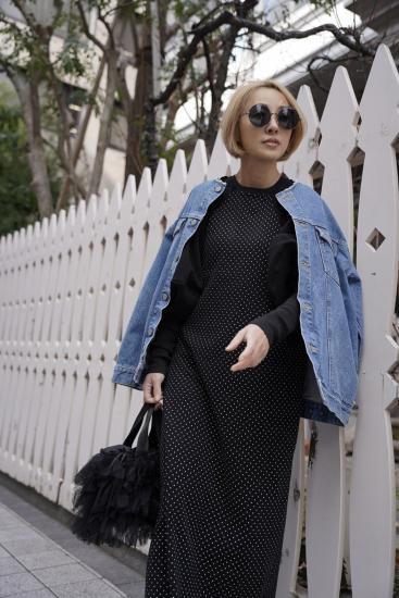 予約】no collar denim JK - BayBee