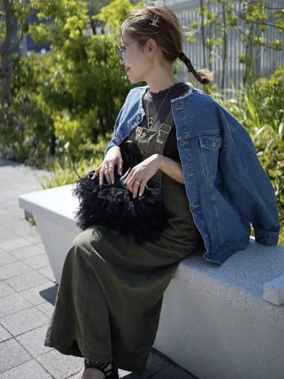 予約】no collar denim JK - BayBee