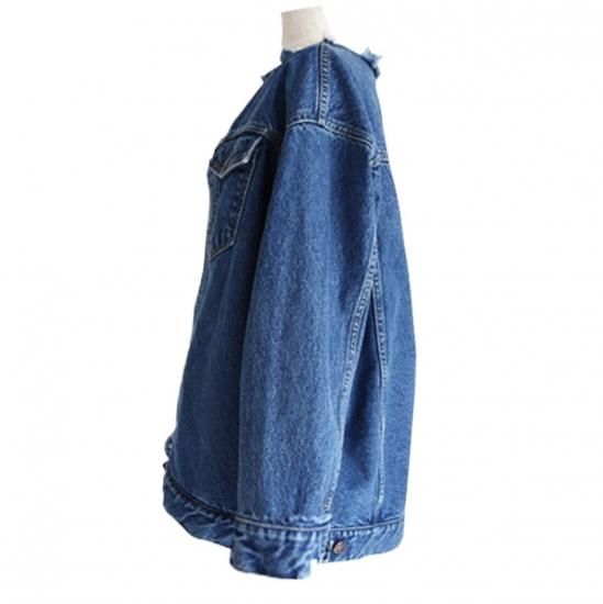 予約】no collar denim JK - BayBee