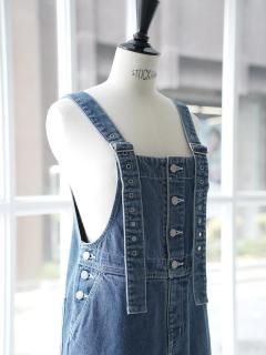 ͽdenim salopette skirt