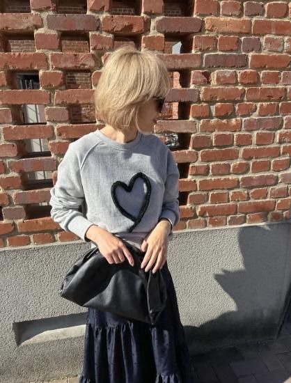 Heart raglan sweat - BayBee