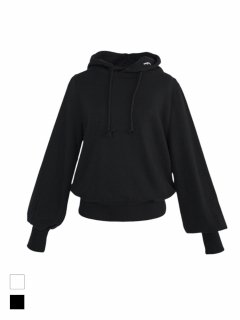 volume sleeve hoodie