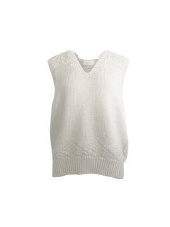 cotton vest (ivory)