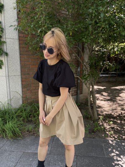 active mini skirt(beige) - BayBee