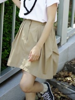 active mini skirt(beige)