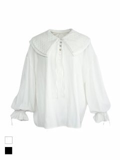 double collar blouse