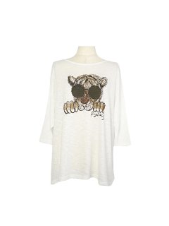 BayBee tiger T-shirt(white)