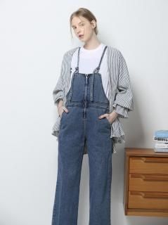 frontzip salopette