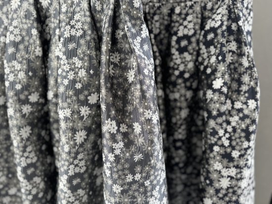flower jacquard skirt(gray) - BayBee