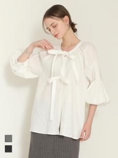 ribbon tuck blouse