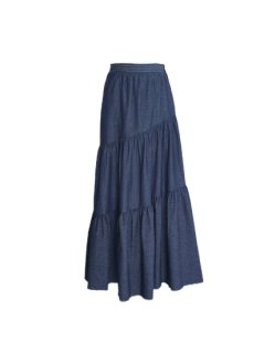 three tiered skirt(denim)
