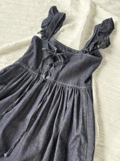 ͽ4way denim dress(indigo)
