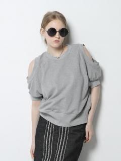 SETopen shoulder sweat & circle sunglasses