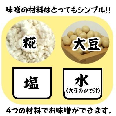 河村こうじ屋 手作り味噌セット 合わせみそ２０歩麹 できあがり5.6