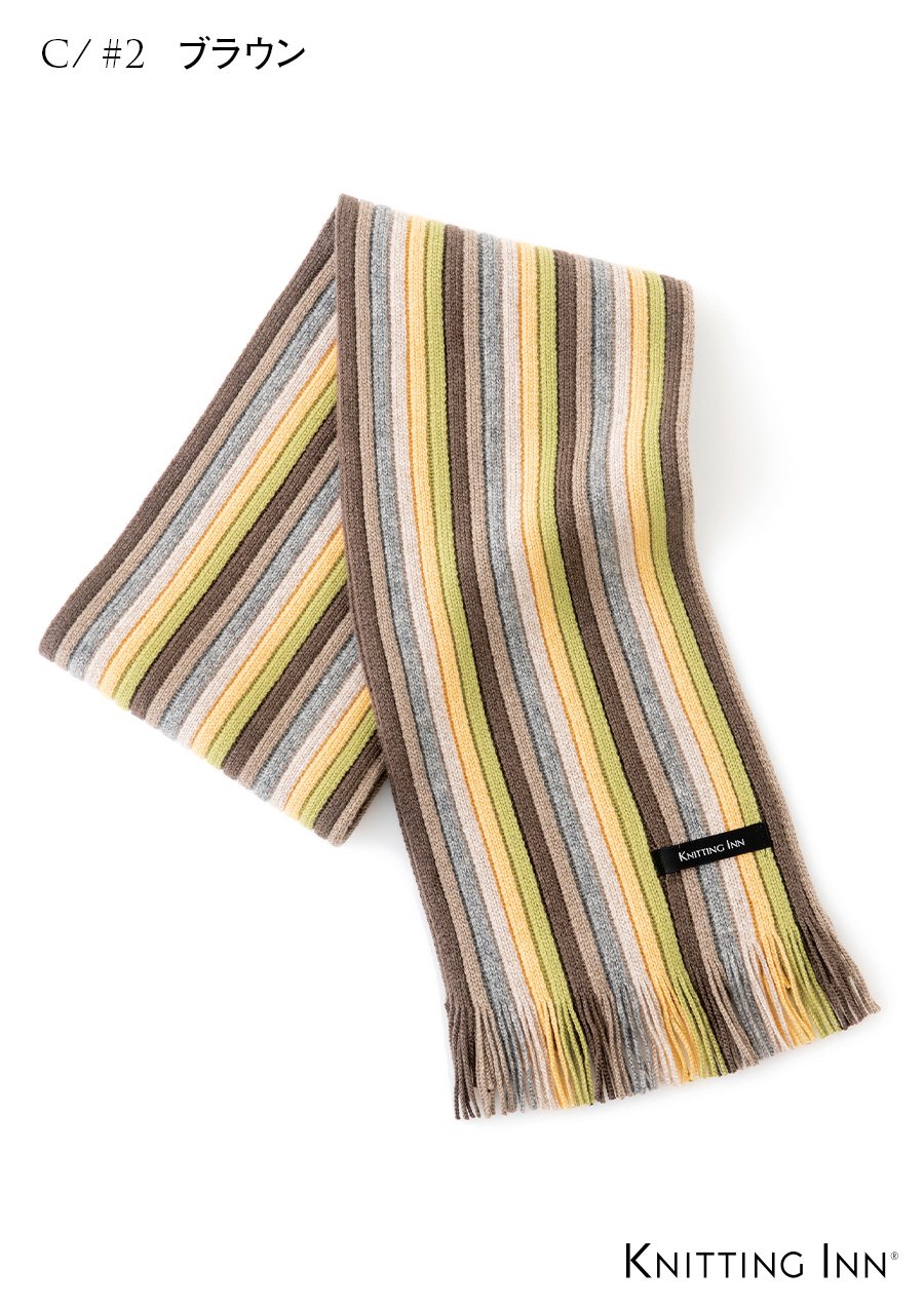 F-3324 カシミヤリブマフラー2019／CASHMERE RIBBED SCARF - KNITTING ...