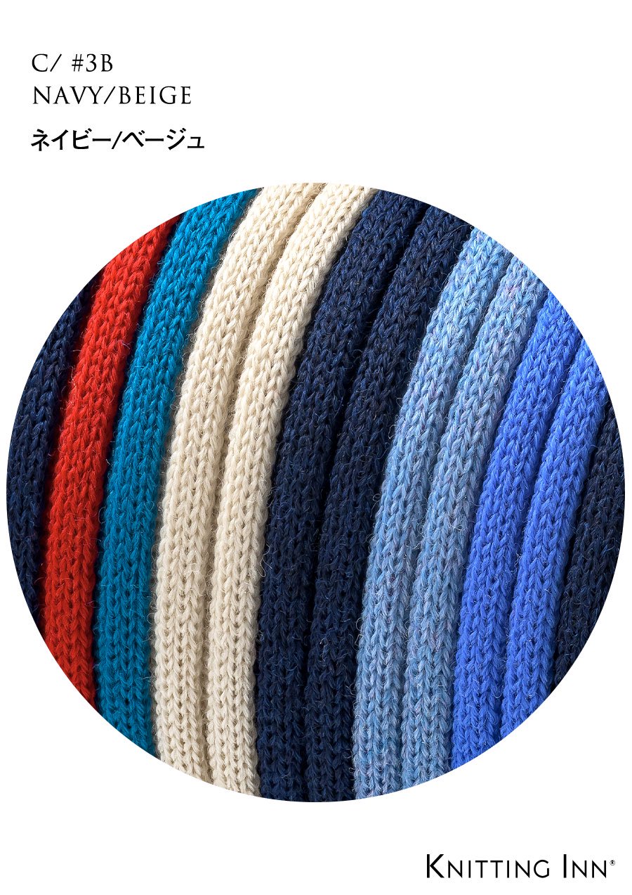 F-3334　ウールリブマフラー2020／WOOL RIBBED SCARF - KNITTING INN 　 松井ニット技研