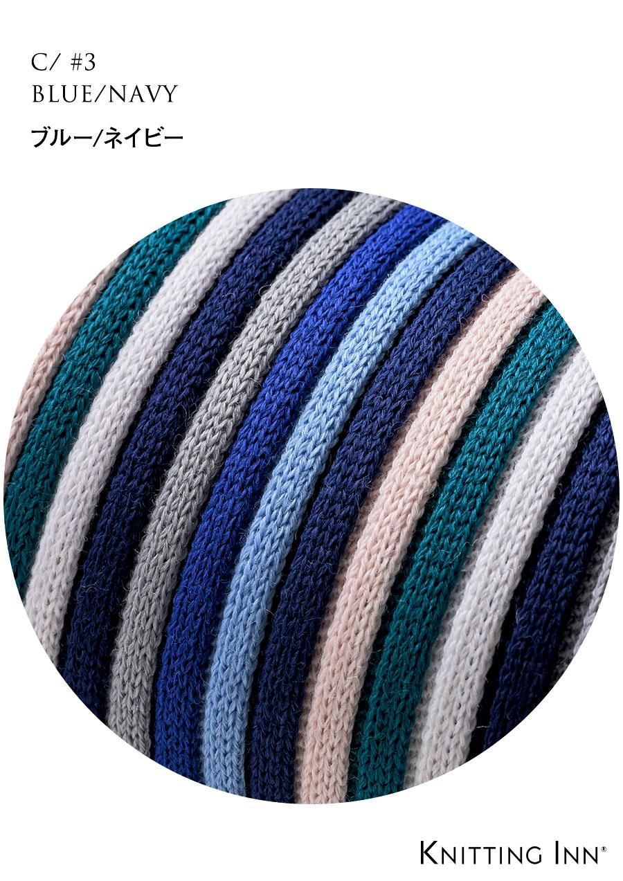 F-3353 毛混リブマフラー2023／RIBBED SCARF - KNITTING INN