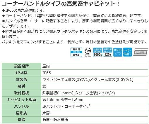 日東工業 CL16-44 ＣＬ形ボックス ヨコ400xタテ400xフカサ160mm 屋内