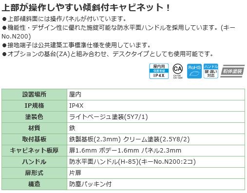 日東工業 PD20-68 ＰＤ形制御盤キャビネット ヨコ600xタテ800xフカサ