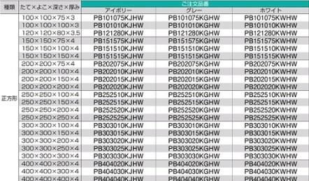 日動電工 PB101075KJHW プルボックス カブセ蓋 正方形（ノック無