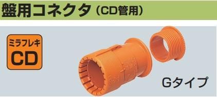 未来工業 CDK-16BG 盤用コネクタ（CD管16用） 10個入 [法人名あれば