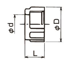 三桂製作所 BP83 ブッシング（絶縁型） 適合プリカPZ83 - 【本店