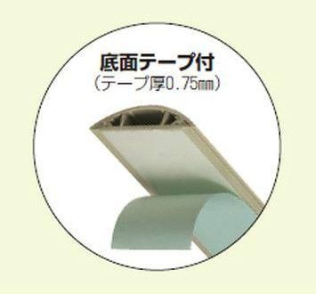 未来工業　ワゴンモール　テープ付　OP4-JT　ベージュ 未来工業 OP4-JT ワゴンモール（テープ付）OP4型 1m ベージュ [代引き