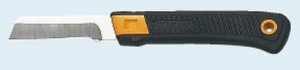 未来工業 DM-S1BH デンコーマック（電工ナイフ）ゴムグリップステンレス刃（本体のみ）ナイフ全長235ｍｍ