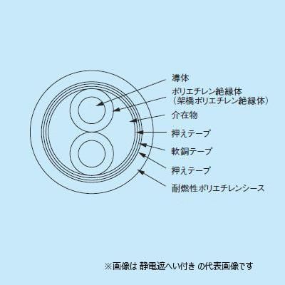 フジクラ EM-CEE/F-S 1.25-4 600Vポリエチレン絶縁耐燃性ポリエチレンシースケーブル 切り売り - 【本店】ネットde電材 - 価格で勝負!通販専門の電材屋