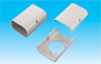 因幡電工 SJA-100-I エアコン用配管化粧カバー 壁面取出し継手 因幡電工 SJA-100-I エアコン用配管化粧カバー 壁面取出し継手