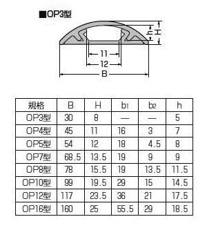 未来工業 OP3-J ワゴンモール OP3型 1m ベージュ [代引き不可]の