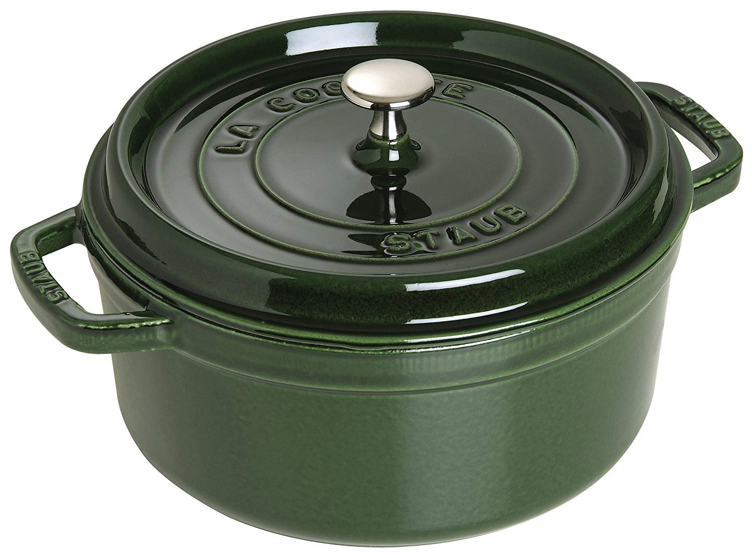 staub(ストウブ) ココット ラウンド バジルグリーン 26 cm 40509-358-0