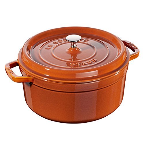 STAUB ストウブ ココットラウンド シナモン 26cm 5.5QT - 調理器具