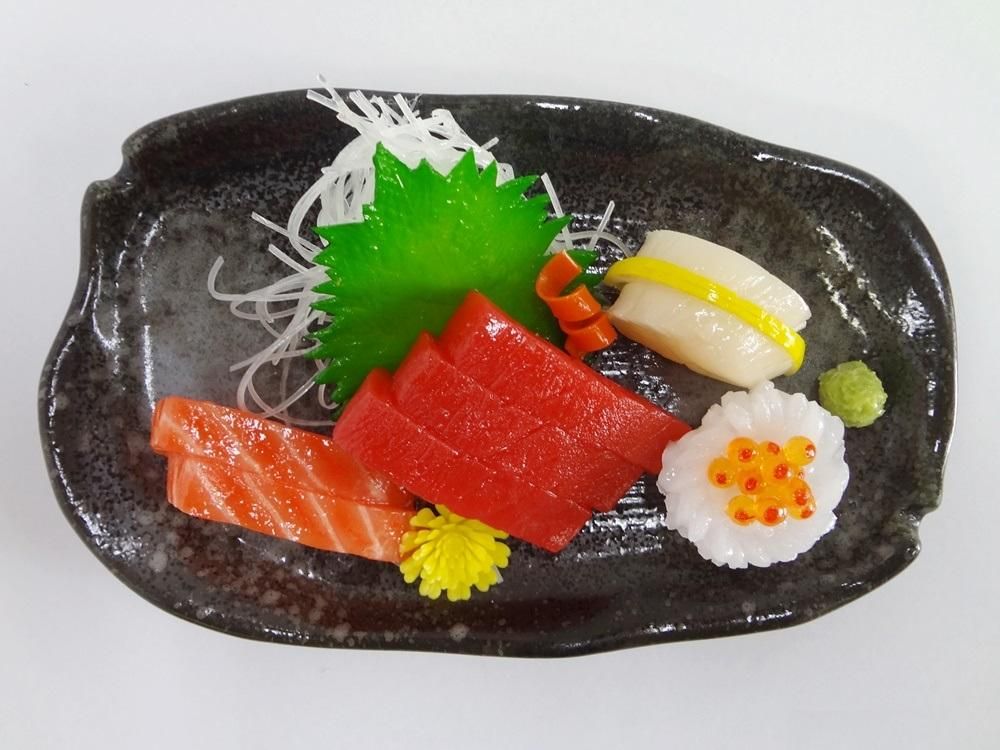 食品サンプル　帽子 刺し身　刺身 食品サンプル 帽子 刺し身 刺身