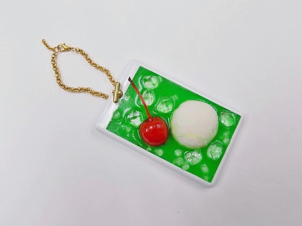 【リアルサイズ】メロンソーダ（食品サンプル） リアルサイズ】メロンソーダ（食品サンプル）